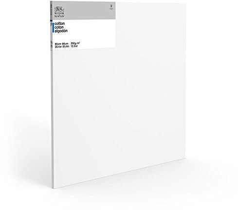 Winsor & Newton 6201081 – kilram  Classic 3-vägs grundad 350 g/m², listtjocklek 19 mm, bomull – 90 x 90 cm