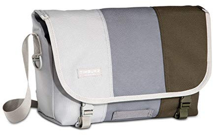 Timbuk2 Classic Dreifarbige Kuriertasche, Unisex, 1974, Asche, XS