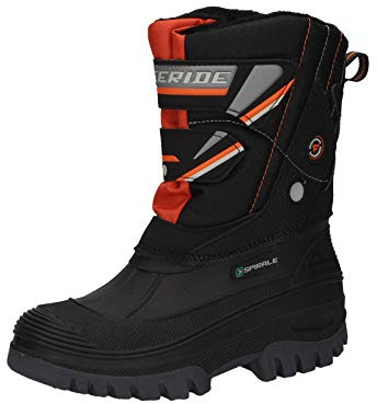 Spirale Frodo Stivali da neve, Unisex - Bambini, Nero (Nero/Arancio 00500510), 36 EU (3 UK)