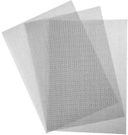 Stainless Steel Wire Mesh 20 Mesh 21 x 30 cm Ventilation Grille Rodent Control Pest Protection Mesh Insect Screen Wire Mesh Fly Screen Hard and Heat Resistant Screen Net Pack of 3
