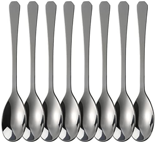 Leegg Eierlöffel aus Edelstahl, 8 Stück, Eierschaufeln für harte, weiche Eier