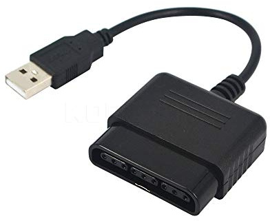 WANGCL Câble convertisseur USB 2.0 pour manette de jeux PS2 vers USB compatible avec Sony PS1 PS2