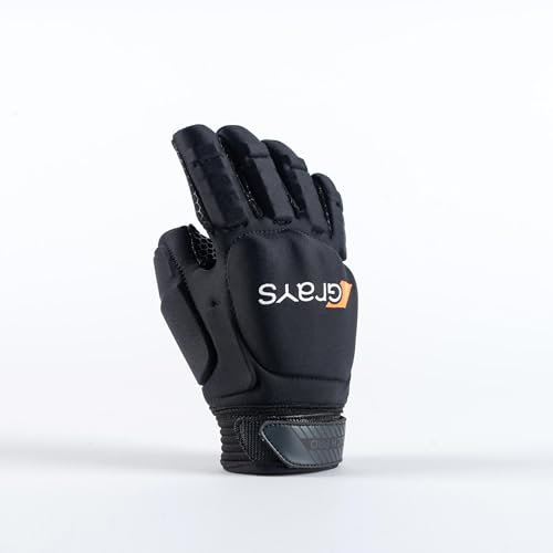 GRAYS Touch Pro Hockey-Handschuh, rechte Hand, Schwarz, Größe M
