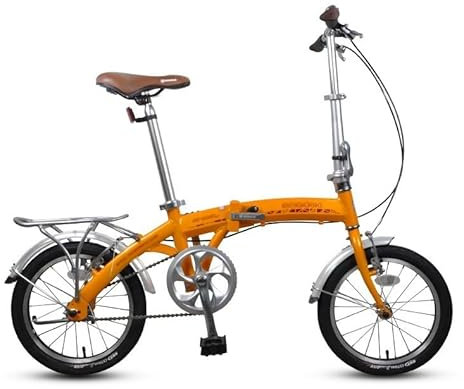 Kcolic 16 Zoll Faltrad Erwachsene Rennräder Aluminium Citybike 16 Zoll Faltrad Pendlerfahrrad Ultraleichtes tragbares C,16in
