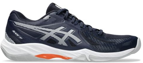 ASICS Men's Blade FlyteFoam Squash Shoes, Midnight/Weiß, 46 EU