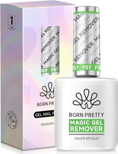 Born Pretty Dissolvant Vernis Semi Permanent, Gel Nail Polish Remover Magic Remover Professionnel Degraissant Vernis Cleaner, Pour Ongles DéColler En 3 à 6 Minutes, Ne Blesse Pas Vos Ongles