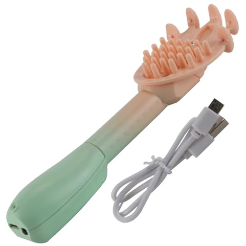 Laroal Rascador De Espalda Eléctrico Extensible De 45 Cm, Eficaz para Aliviar La Picazón, Masajeador para El Cuerpo Y La Espalda, Ideal para Viajes En Casa.