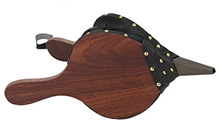Öppen Spisbälgar, TräSpis Fläkt Utomhus Matlagning Fläkt Luftblåsare Bälgar för trä Spis trä Manuell Eld Spisblåsare med Hängande Rem för Camping BBQ Grill Skorsten, 16.9x7.5