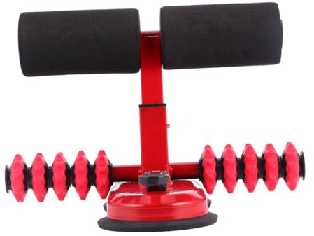 STOBAZA Suction Cup Sit-up Assist Device for Home Gym Fitness Strong Stable Fixation with Large Suction Base Multi-function Crunches Aid for Abdominal Exercise Smooth Floors