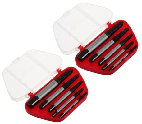 Yardwe 10pezzi Estrattore Viti Set di Strumenti per Rimozione di Bulloni Svitati per Viti Danneggiate Punta per Estrazione Kit di Estrazione