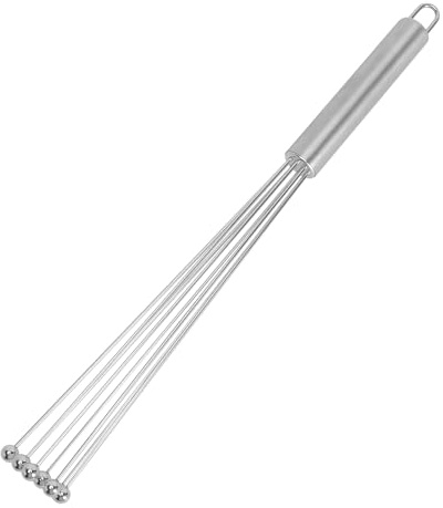 Frusta in acciaio inox con sfere da 30 cm, frusta a sfera per mescolare e mescolare, frusta a spirale da cucina per uova, panna, pasta, salse, frusta, accessorio da cucina