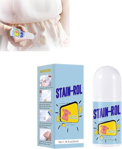 Desmanchador portátil en roll-on, quitamanchas mágico en roll-on, elimina eficazmente las manchas, descontaminación rápida, no daña la ropa.