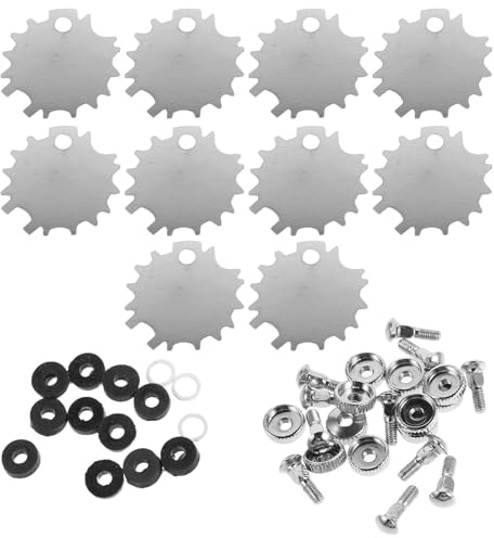 DINHEAROM 1 Set di per forbici da capelli: kit di accessori per forbici da capelli con rondelle di regolazione, dadi e viti, accessorio per la riparazione di strumenti da per parrucchieri