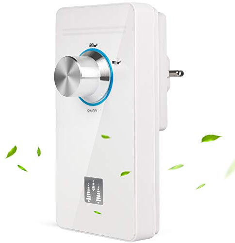 Luftreiniger Ozongenerator Geruchskiller, Air Ozonizer Ozon Ionizer Generator, Heim Air Purifier Ozongerät Ozonisator für Zimmer, Rauch, Badezimmer, Haustiere, Formaldehyd und Geruch