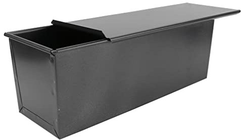 Pullman - Molde para pan con tapa, acero al carbono, con tapa, antiadherente, molde para hornear (m)