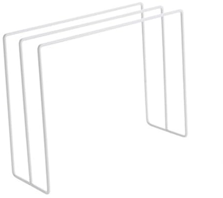 Mumusuki Kitchen Countertop Dishcloth Drying Rack, Iron 3 Arms Dishcloth Holder Standing Dish Rag Storage Hanger For Utility Room, Kitchen, Bathroom Sink (White)