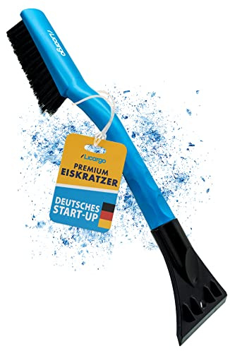 LICARGO Eiskratzer Auto mit Besen [Made in EU] große Kante und schonende Borsten - 41cm Auto Eiskratzer lang - Stabiler Scheibenkratzer Auto Schneebesen Auto - Eiskratzer mit Besen Auto 2024