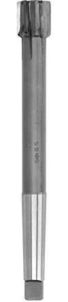 Chucking Reamer 32mm,HSS Lathe Machine Reamer 6 Straight Flutes,Chucking Reamer Taper Shank Tungsten Lathe Machine Milling Cutting Tool 6 Flute Dia32 H8 YG