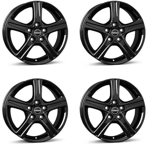 4x Borbet Felgen CWD 6.0x16 ET68 5x118 black glossy kompatibel mit Fiat Ducato