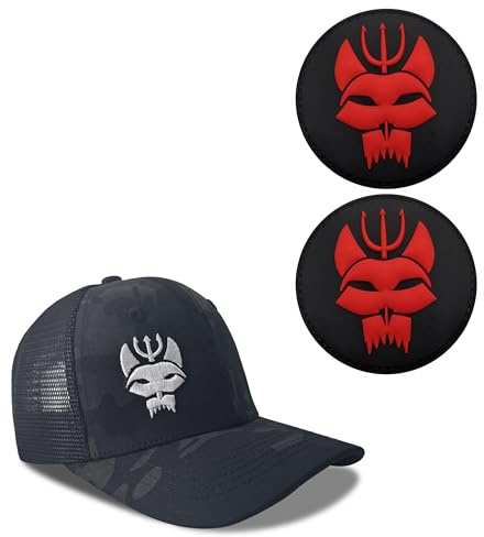 YUSENGMOO Berretto dell'operatore, Berretto tattico Mimetico di Baseball degli Uomini, Berretto tattico della Squadra della foca+Patch (2,L)