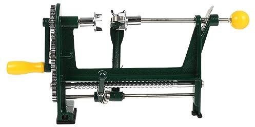 SHOWERORO Peladora De Frutas Manivela y Cuchilla Dentada Incluye Soporte Para Mesa Adecuado Para Pelar Naranjas y Verduras Cocina Herramienta Multifunción Para Cortar y Pelar
