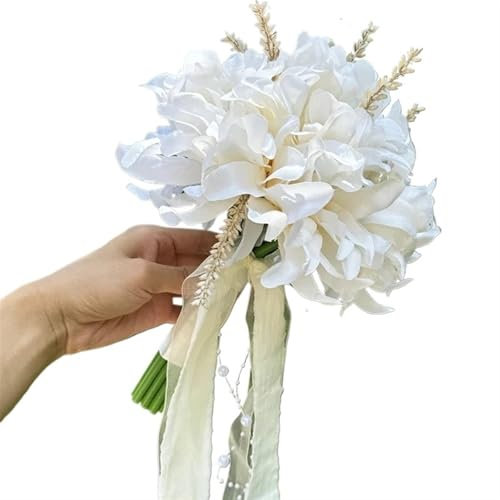UALXPAO Brautstrauß 1Pcs Hochzeit Braut Bouquet Künstliche Dekorative Werfen Bouquet for Hochzeit(Color1)