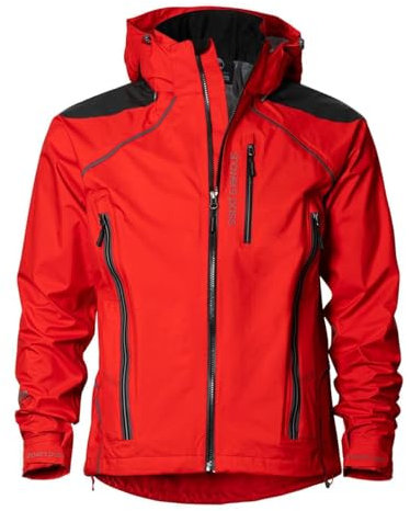Showers Pass Men's Refuge Rain Jacket - Premium 3-Layer Waterproof Breathable Shell - For Outdoor Activities, Cayenne, XL