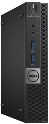 Dell OptiPlex, Mini Pc Tiny, Intel i5-6500T 4 Core 2.5Ghz, Ram 8Gb SSD 240Gb, Windows, Pc Desktop Mini Pronto all'uso con Libre Office e Chiavetta Wi-fi (Ricondizionato)