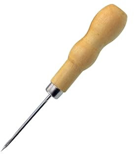 DIYEAH 10stücke Nähahle Mit Doppelkürbis Ahlen Holzgriff Nähwerkzeuge Diy Nähzubehör Für Lederarbeiten Und Näharbeiten Geeignet Für Teppiche Segeltuch Und Polster
