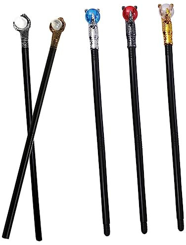 BESTonZON 5stücke Teiliges Cosplay Scepter Hochwertige Wandgestaltung Für Halloween Und Kostümpartys Langlebige Dekoration Für Hexen Und Maskeraden-Events