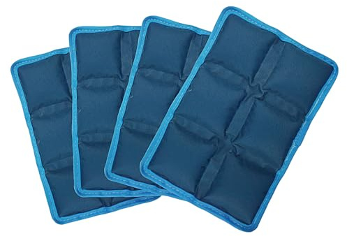 Poches Froides pour Boîte Repas | Gel Froid Longue Durée - Pochette Gel Glace Compacte et Lavable pour Camping, Randonnée, Plage, Bureau et Pique-Nique