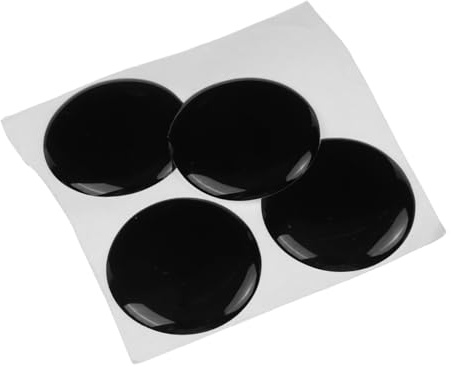 IMIKEYA 4pcs Vehicle Door Lock Cover Durable Automotive Door Guard Fit for Keyhole Protection Peel and Stick Installation Black Finish