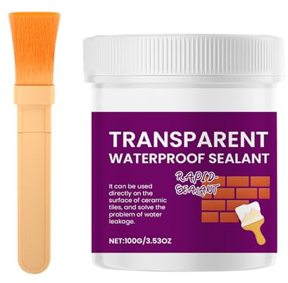Scellant pour agents invisibles : revêtement imperméable à l'eau, solution d'étanchéité transparente | Agents imperméables spray, colle d'étanchéité portable pour parabr
