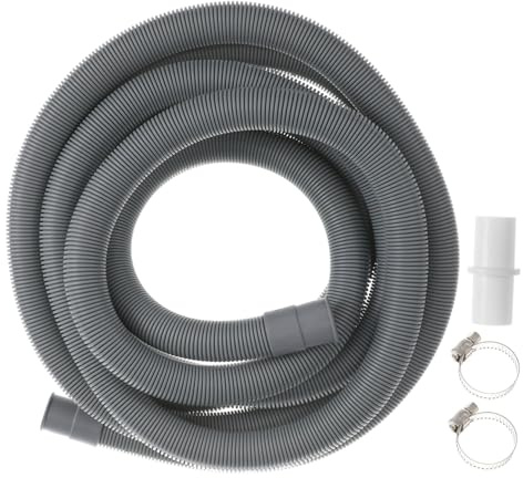 BAZEITFLOW Kit Rallonge Tuyau Vidange Machine à Laver Flexible avec Raccords pour Évacuation Rapide et Installation Facile