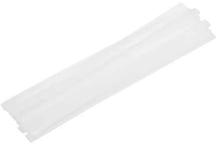sourcing map 10 aste di saldatura in plastica bianca da 9,5 mm x 200 mm, nastro piatto in HDPE, striscia di saldatura in plastica per riparazione di serbatoi d'acqua, carrelli elevatori, pallet