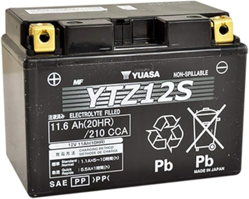 Batería original YTZ12-S YTZ12 YTZ12S compatible con Yamaha T-MAX 530 TMAX 560 2020 2021 2022 2023 2024 2025 2026