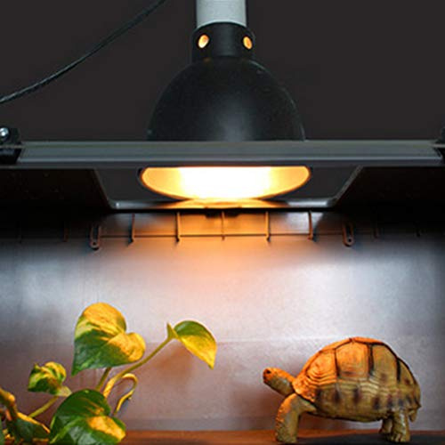 Portalampada per Rettili Supporto per Lampada Riscaldante in Ceramica 300W Attacco E27 Portalampada per Animali Domestici Paralume Lampada con Testa in Ceramica Resistente (#2)