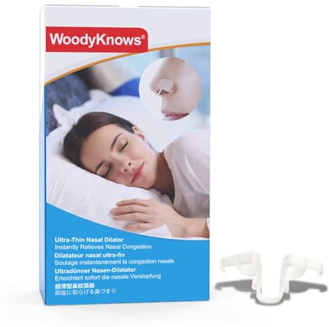 WoodyKnows Ultra-Thin Nasal Dilators(Combo S+M+L 3 Pack)