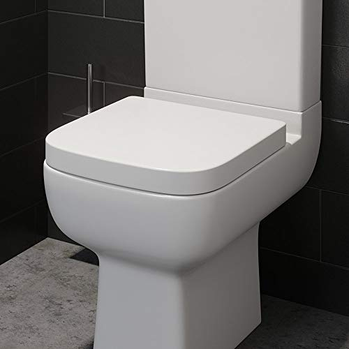 Affine Amelie Soft Close Square Toilet Seat (Seat Only)