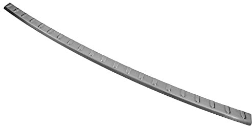 Aroba AR140-BR Protector de borde de carga de acero inoxidable cepillado compatible con Audi A5 Sportback año de fabricación 3.2009 – 11.2016, ajuste perfecto, color plateado