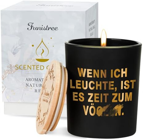Weihnachtsgeschenke Duftkerze Geschenke für Männer - Weihnachten Duftkerzen im Glas Geschenk für Freund Ihn Ehemann - Romantische Weihnachtskerzen Kerze Jahrestag Geschenk Christmas Candles Dekoration