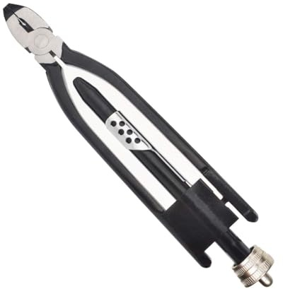 Gunpla 9 Inch Safety Wire Twisting Plier with Automatic Spring Loaded Return Heavy Duty Jaws Twister for Wires Twist