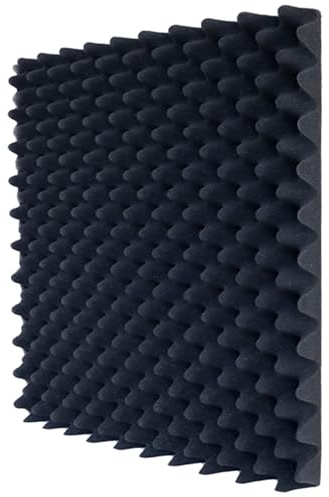 Panneaux De Mousse Insonorisés, Auto-adhésif Isolation Phonique Mousse D'insonorisation, Ignifuge Épais Coton D'isolation Phonique Pour Studio De Bureau À Domicile ( Color : Black(Thickness: 1.18in) ,