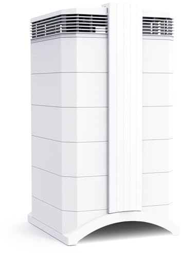 IQAir HealthPro Plus XE Purificador de aire – Filtración inteligente HyperHEPA para habitaciones grandes de hasta 1125 pies cuadrados, humo, virus, alérgenos, asma, moho, polvo, mascotas, hecho en