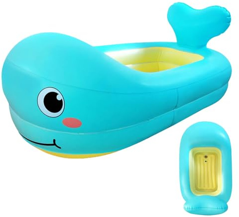 Bañera hinchable para niños, bañera hinchable para niños, bañera de viaje para niños, bañera hinchable de viaje para niños, asiento de baño hinchable para niños, cómodo