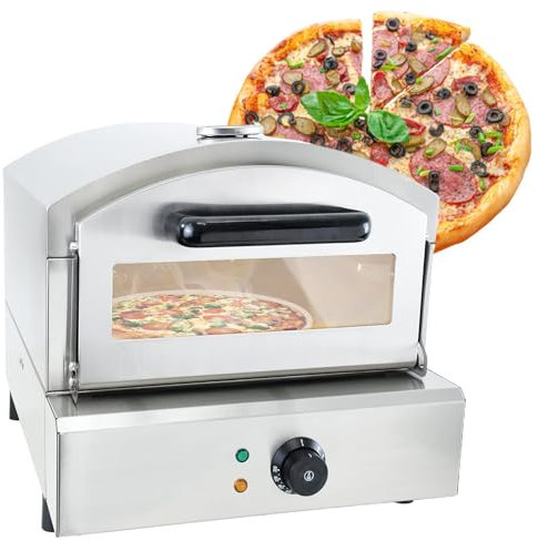 Forno Per Pizza Commerciale Da Banco, Forno Elettrico Per Pizza In Acciaio Inox Con Fornello Singolo Da 12, Macchina Per Pizza Multiuso Per Interni Per Ristoranti, Pretzel Al Forno,220V