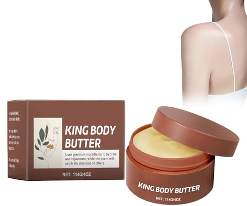 Burro Corpo Con Di Karitè, Crema Al Burro Di Karité Idratante, Crema Idratante Naturale, Nutriente Restitutivo, Allevia La Secchezza Pelle Liscia King Body Butter