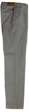 profili di Toscana - Pantaloni Uomo Classici in Velluto Rocciatore, Pantaloni Chino Uomo Eleganti e Comodi Made in Italy, vestibilità Perfetta con Vita Regolare, Gamba Dritta (52, Perla)