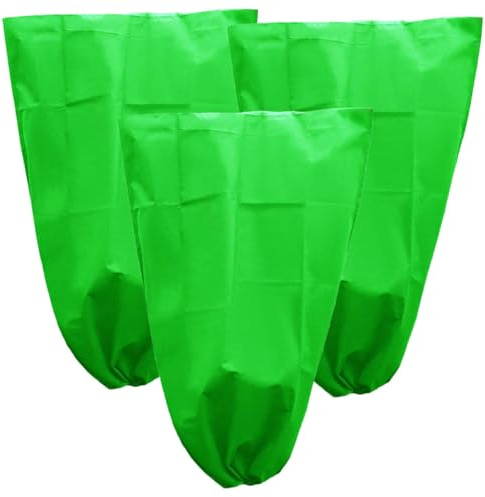 BAZEITFLOW 3 pièces Housse Hivernage Plantes Non-tissé avec Cordon de Serrage Protection Le Gel pour Arbres Fruitiers Arbustes et Fleurs Extérieur