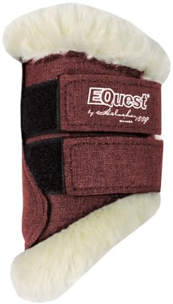 EQuest Softgamasche speziell für Shetty, 2er Set (Bordeaux, Shetty)